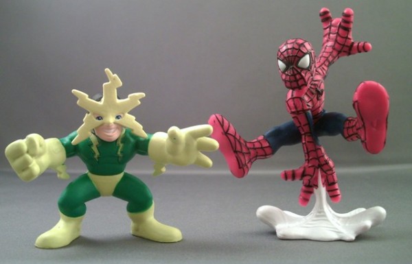 Marvel SuperHero Squad-SPIDER-MAN & ELECTRO Action Figure 